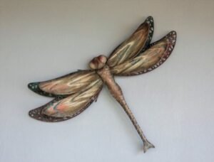 Outdoor metal wall art
